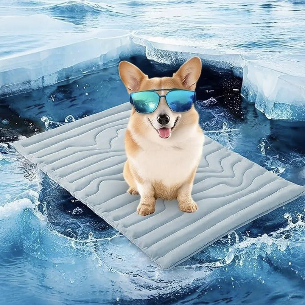 Dog Cooling Mat - Extra Large Summer Bed for Pets - Durable Ice Pad