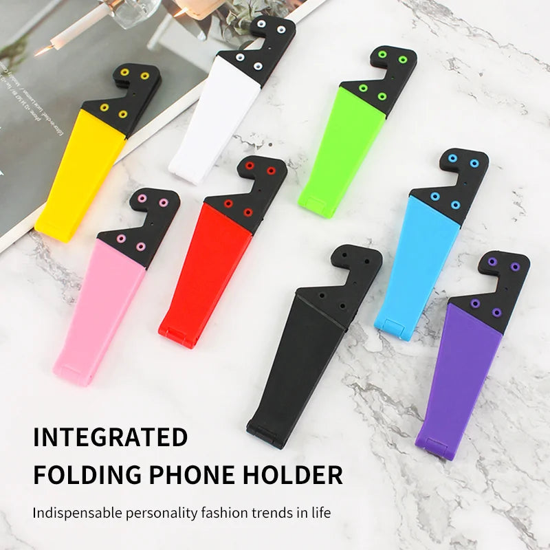 V-Shaped Universal Foldable Phone Stand - Adjustable Holder for Tablets
