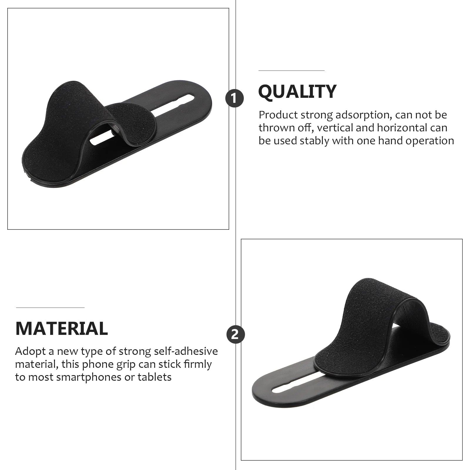 Adjustable Mobile Phone Ring Holder Stand - Finger Grip Accessory
