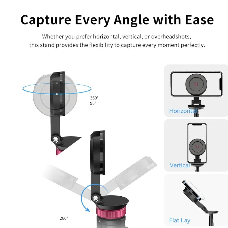 Ulanzi MT-84 Magnetic Selfie Stick Tripod with Bluetooth Remote