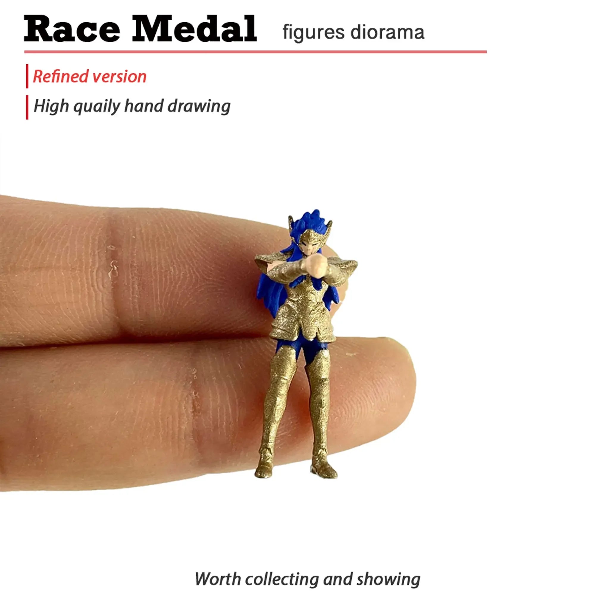 12cm Mini Gold Saint Seiya Figure - Stunning Collectible Doll