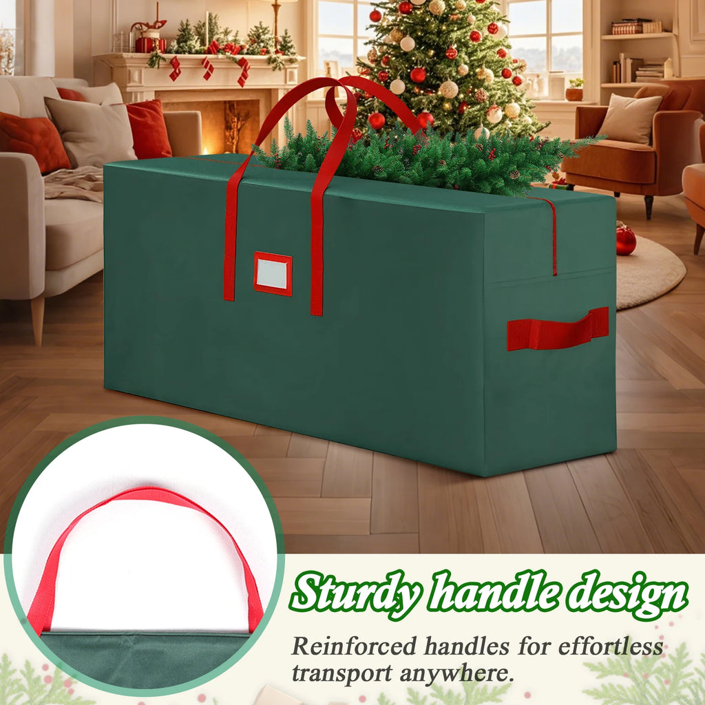 Waterproof Christmas Tree Storage Bag - Foldable & Durable Organizer