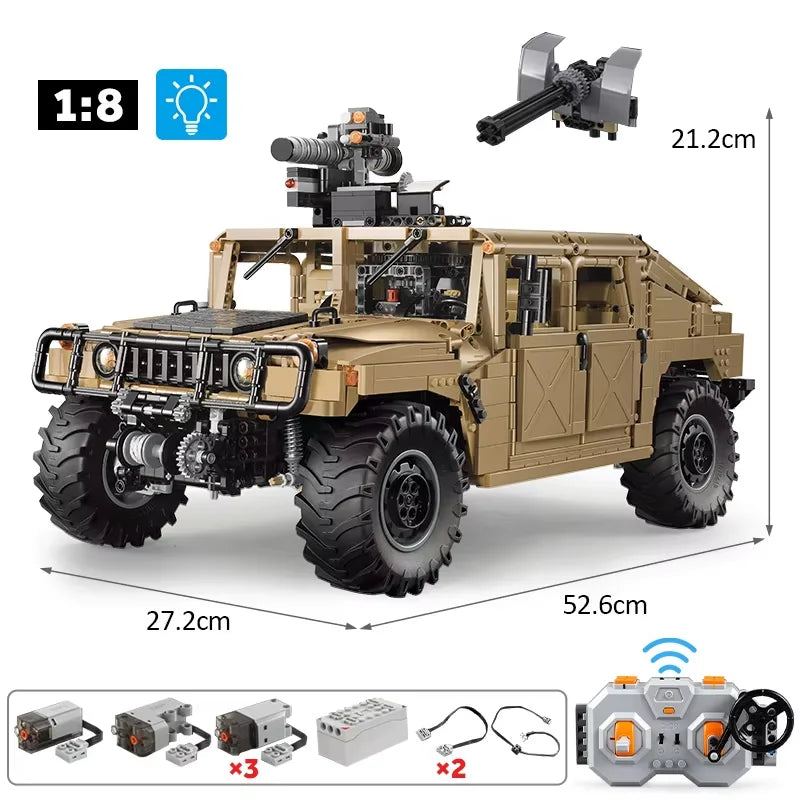 CaDA 3935Pcs Off-Road Remote Control SUV Building Blocks Toy