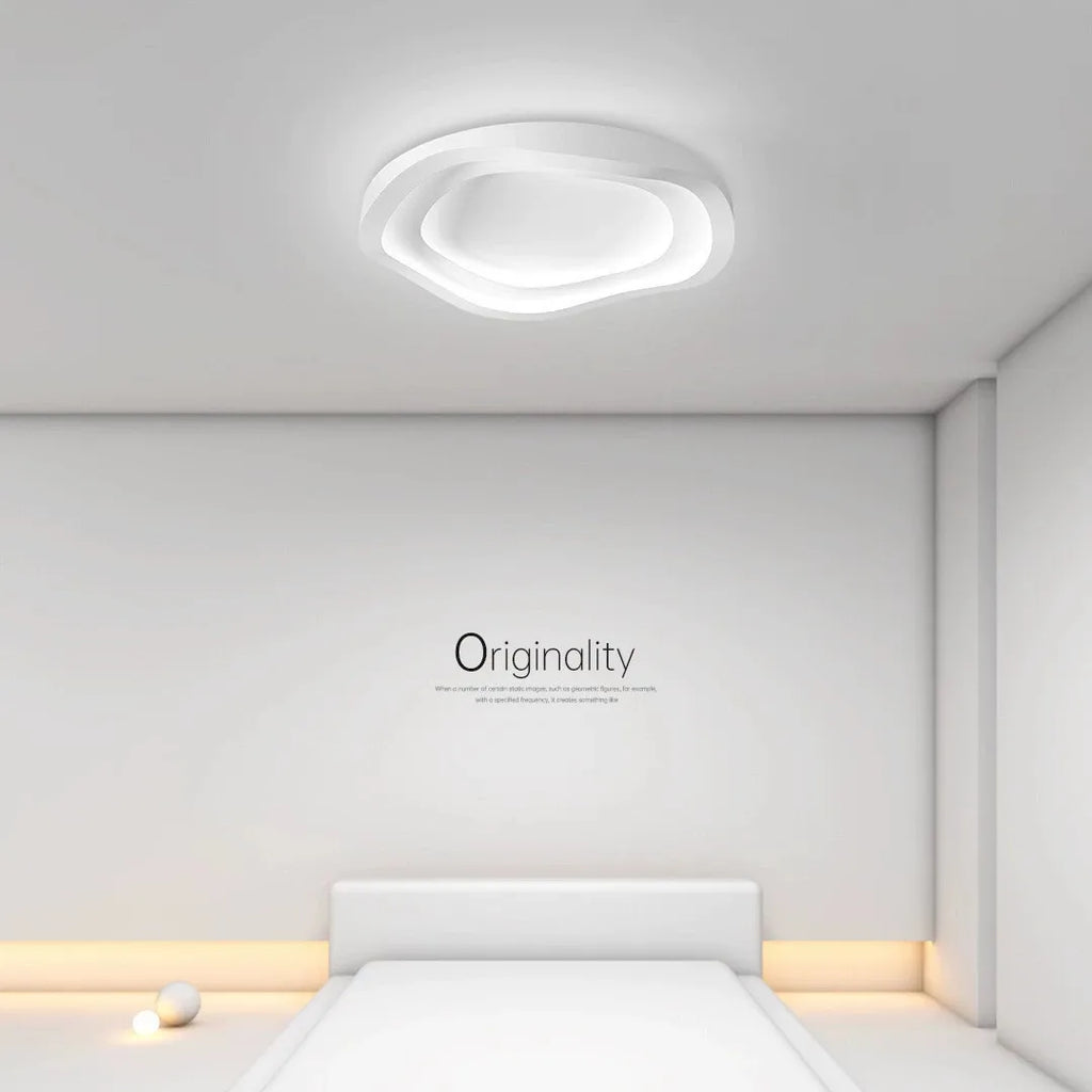 Nordic Cream Modern Ceiling Light Chandelier - Eye Protection LED Lamp