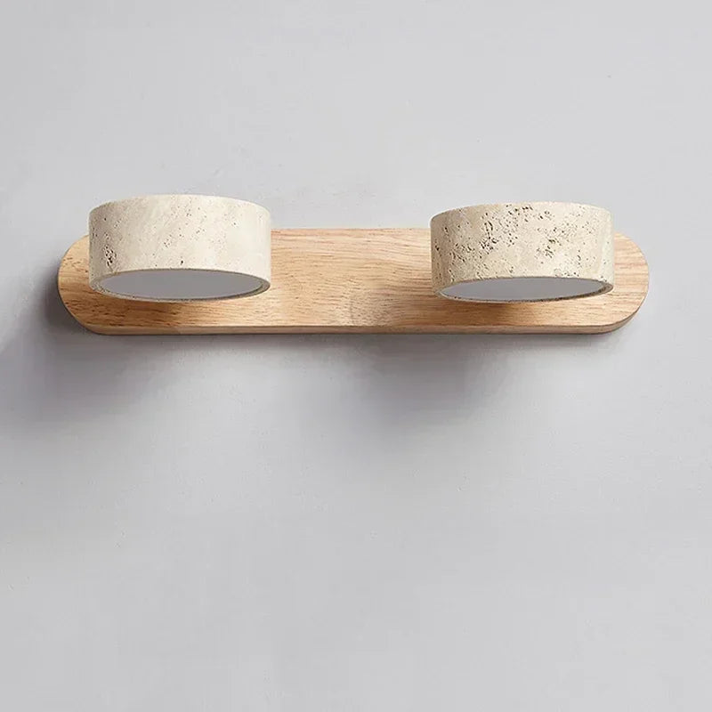 Wabi Sabi Round LED Wall Light for Home Decoration & Mirrors