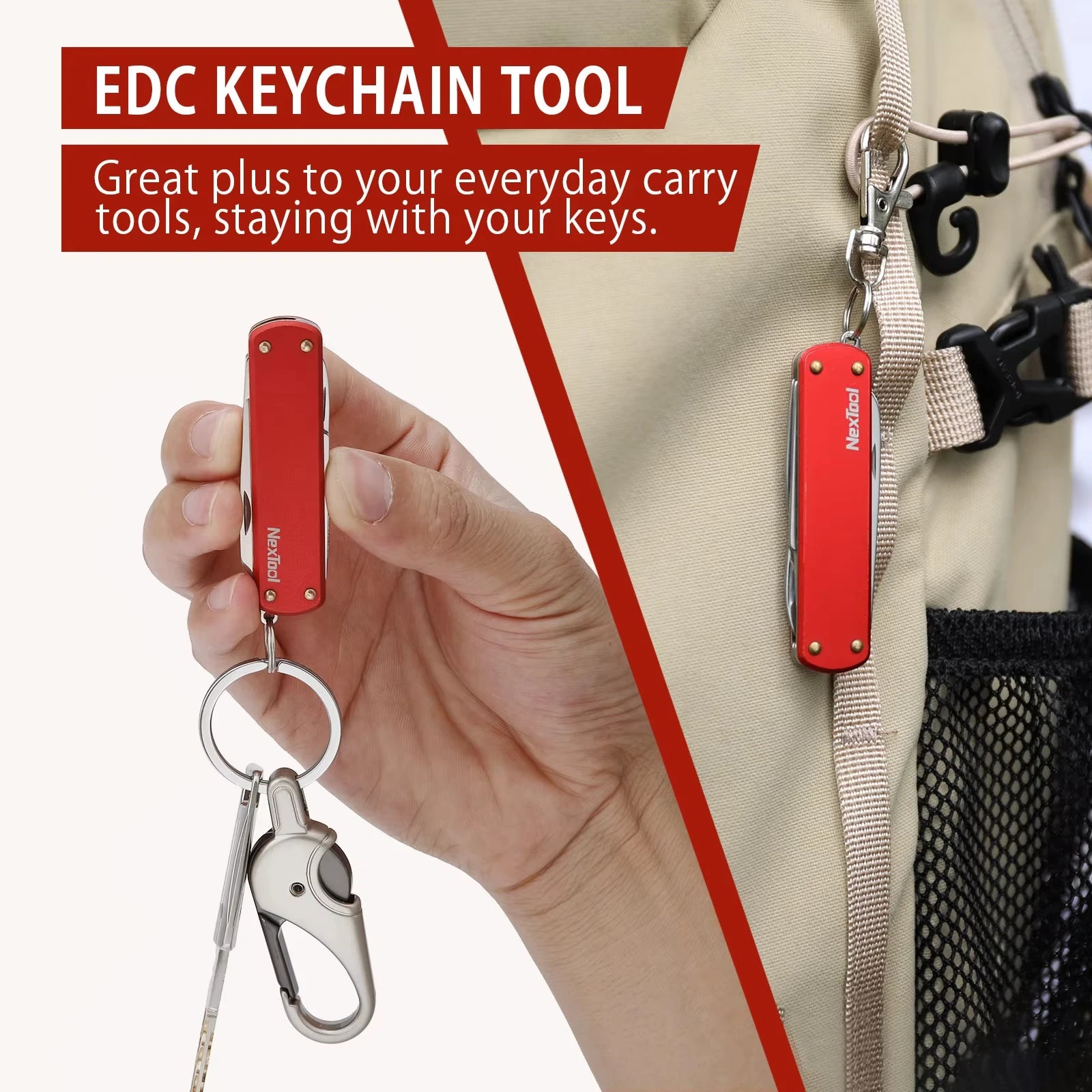 NexTool Multifunctional Mini Folding Knife & Scissors | Outdoor Tool