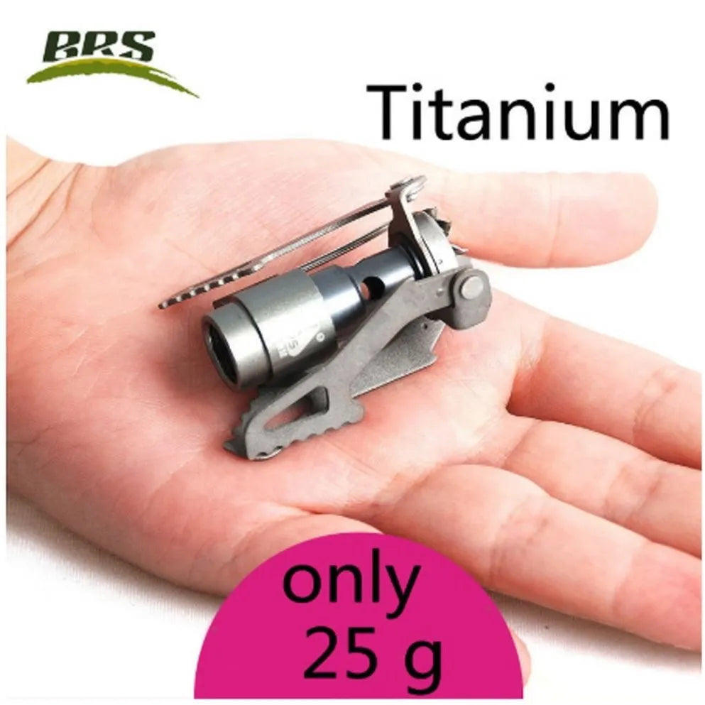 BRS-3000T Ultra-Light Titanium Camping Stove - Efficient and Portable