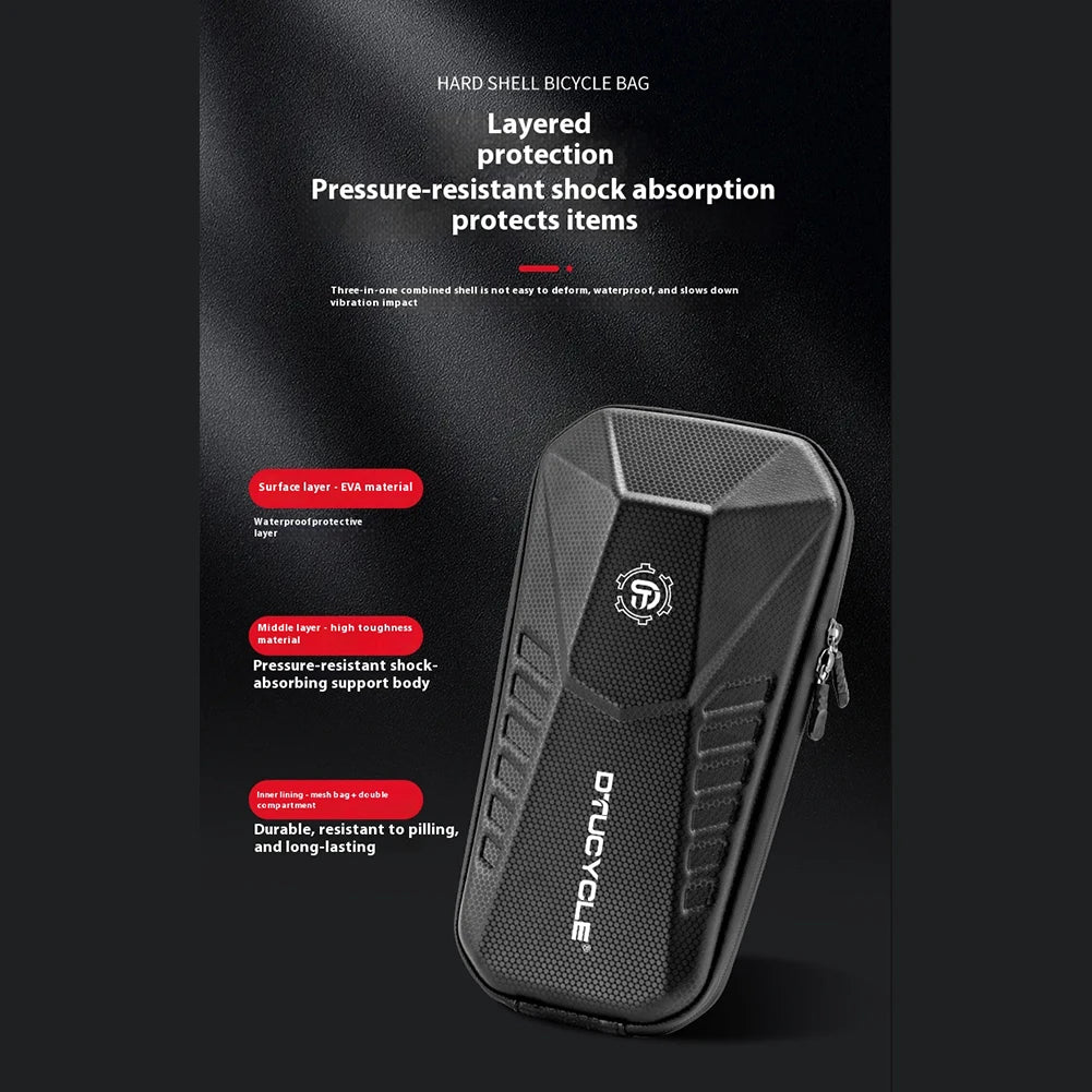 Waterproof Electric Scooter Handlebar Bag - Large Capacity Storage