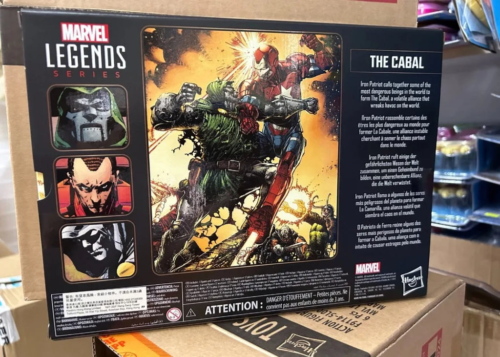 Marvel Legends Iron Patriot & Dr. Doom 6" Figures - Collectible Set