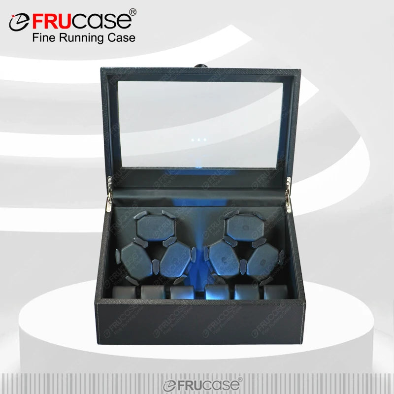 FRUCASE 6+6 Automatic Watch Winder – Elegant Timepiece Care