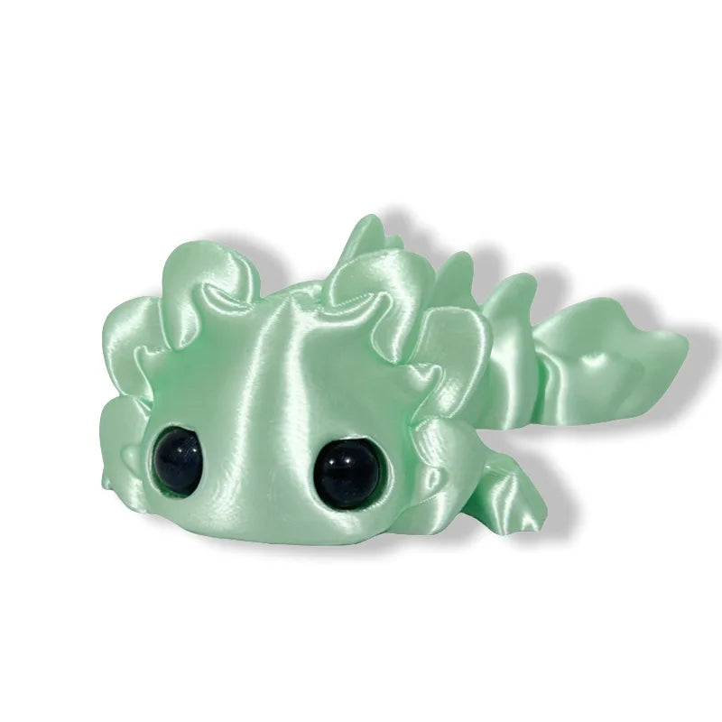 3D Printed Salamander Figures - Movable Toys for Kids & Home Decor