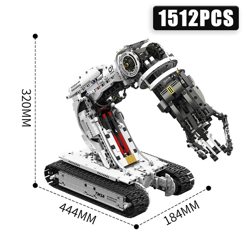 1512Pcs Robotic Arm Building Blocks Set - STEM Education Toy