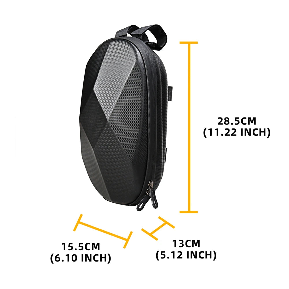 Portable Electric Scooter Storage Bag - Hard Shell & Reflective Safety