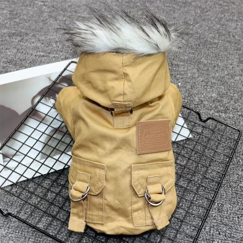 Warm Winter Dog Coat - Stylish & Cozy Hoodies for Small to Medium Dogs