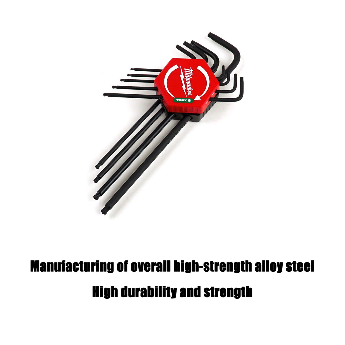 Milwaukee 9-Piece L-Shaped Ball Head Hex Wrench Tool Set