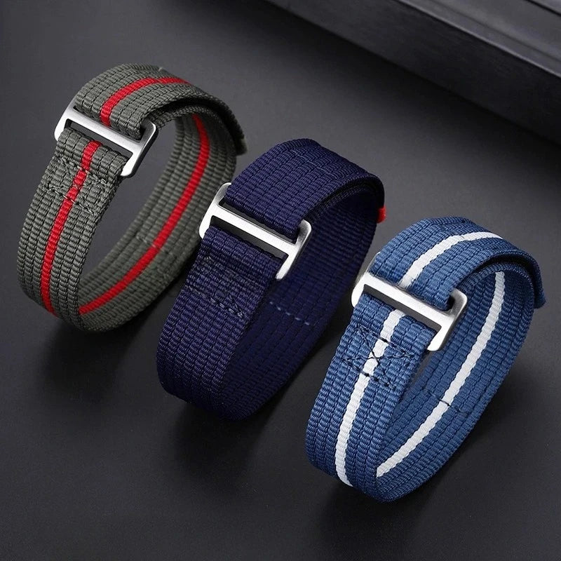 High-Quality Nylon Watch Strap 20mm & 22mm for Men – Sporty & Durable