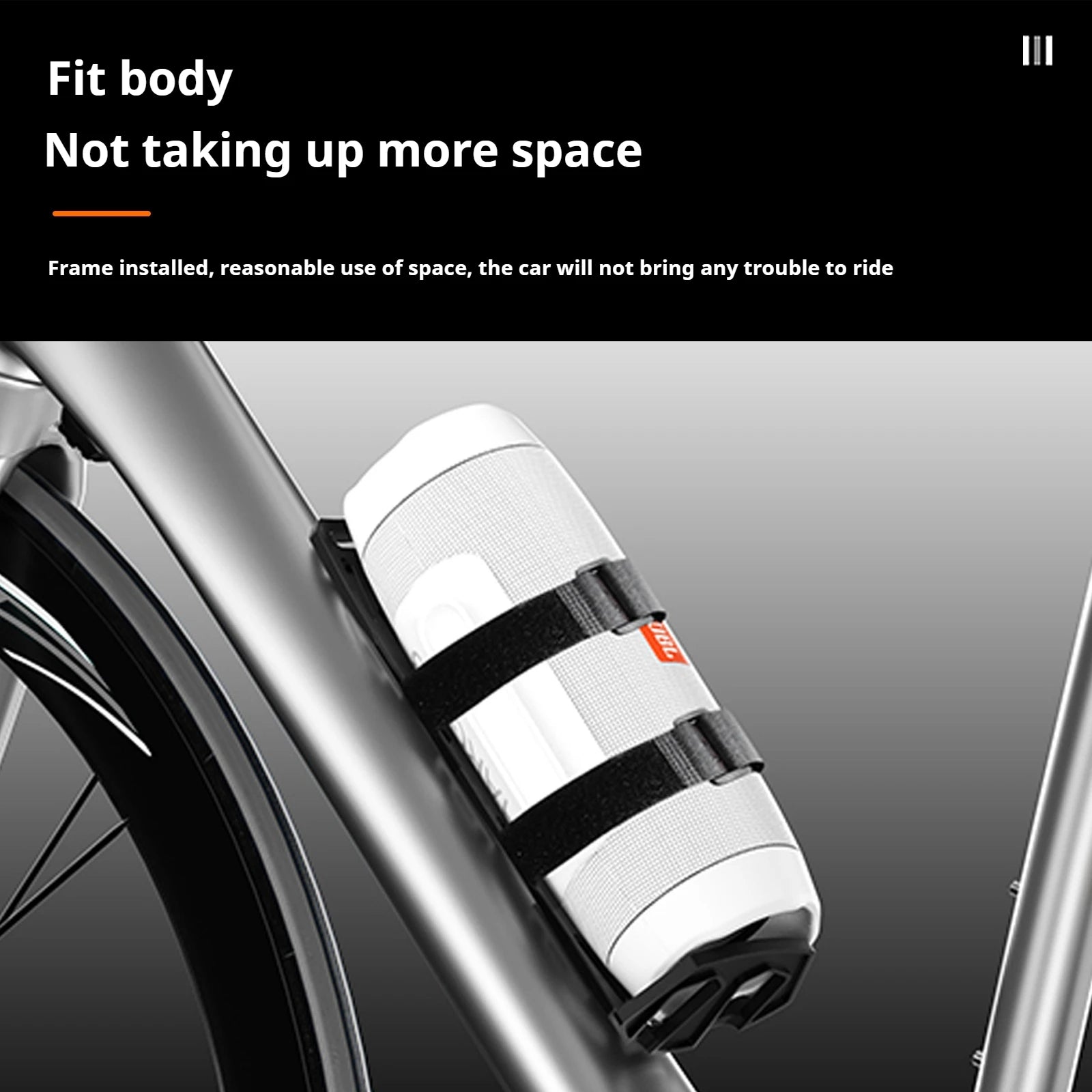 ENLEE Multifunctional Bike Bag Holder for Front Fork and Top Tube