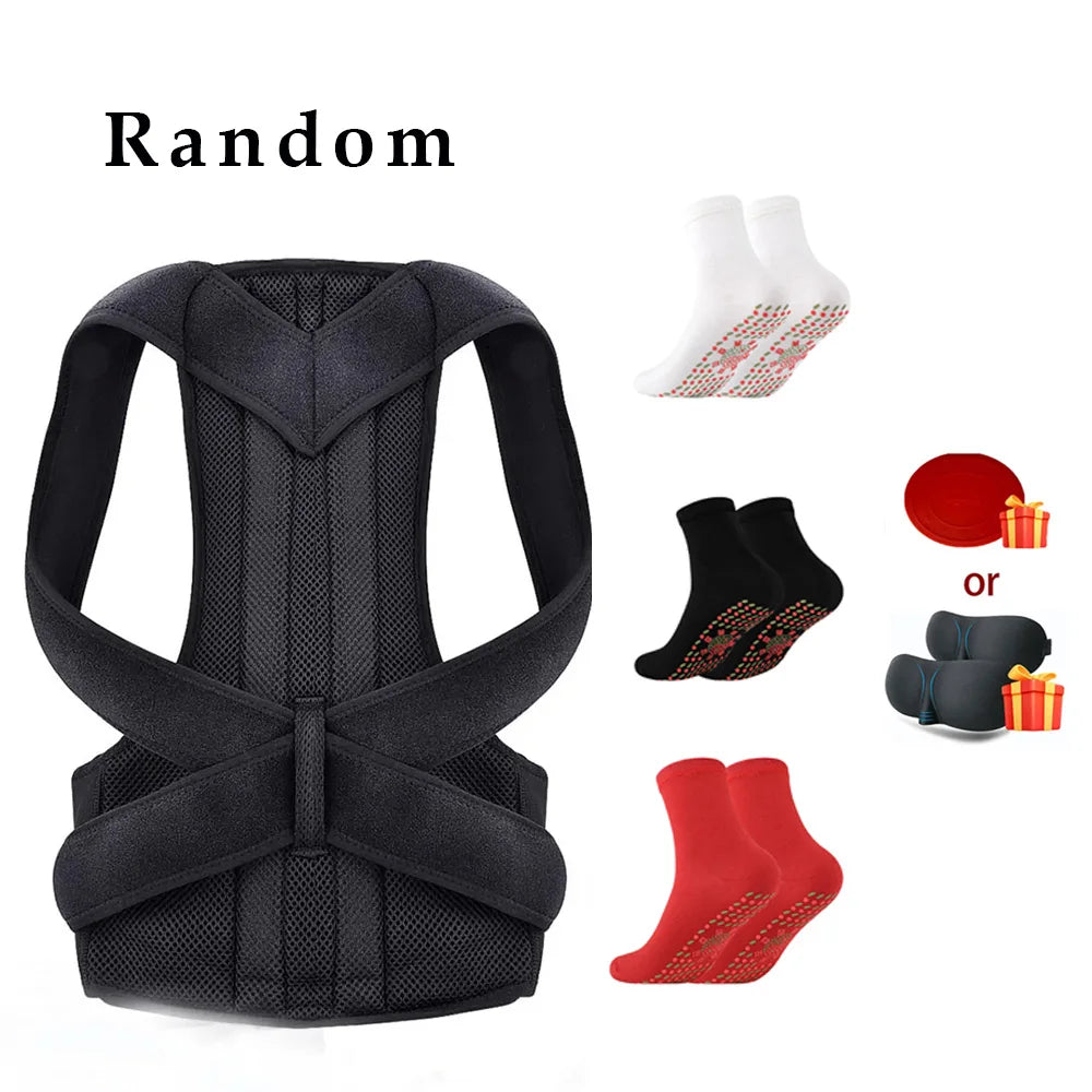 Adjustable Back Posture Corrector for Pain Relief & Improved Spine Health