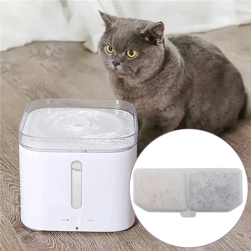 10 Pack Cat Water Fountain Replacement Filters for Clean Drinking