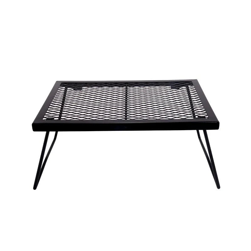 Heavy Duty Foldable Campfire Grill Grate - Perfect for Outdoor BBQs
