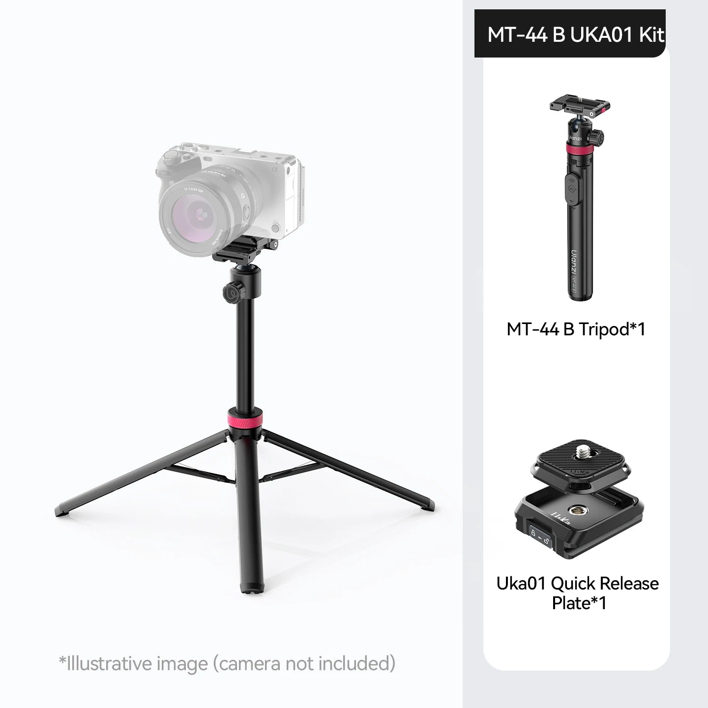 Ulanzi MT-44 B Universal Phone Tripod - 1.5M Selfie Stick with Bluetooth
