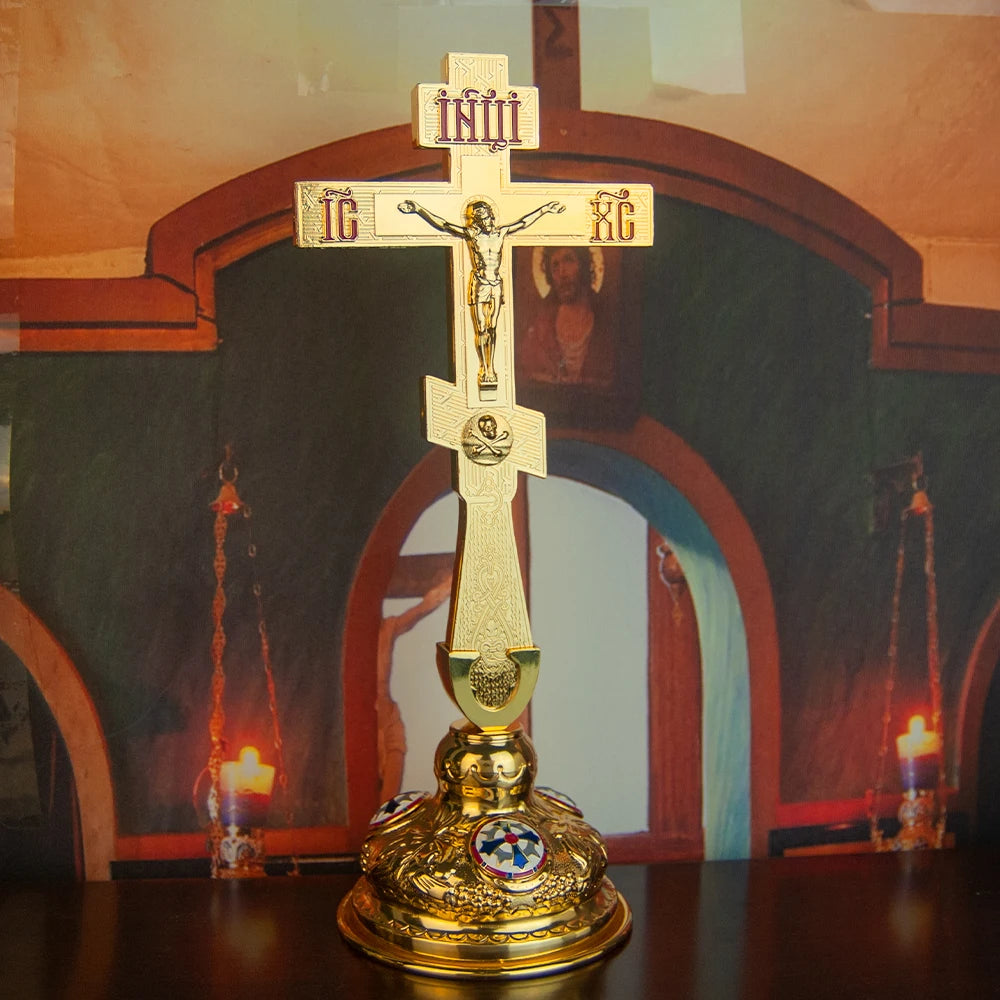 HTISOK Orthodox Cross - Stylish Spiritual Home Accent