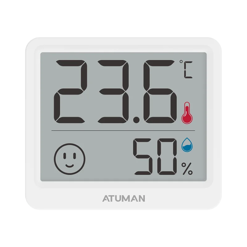 DUKA Atuman 2.5-Inch Digital Temperature and Humidity Sensor
