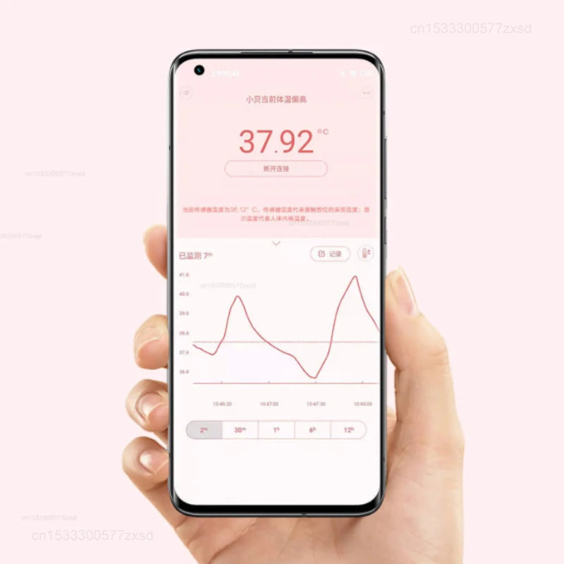 Miaomiaoce Intelligent Baby Thermometer - High-Precision & Rechargeable