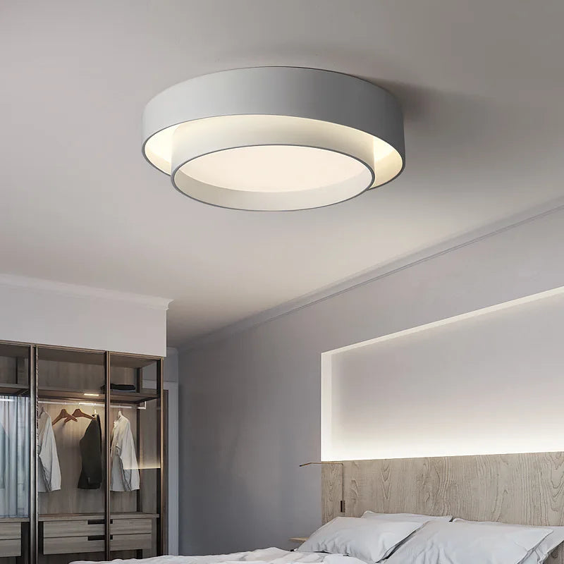 Nordic Modern Metal LED Ceiling Light for Living Room & Bedroom