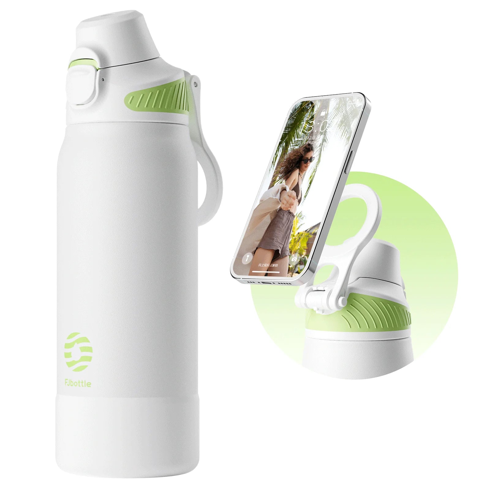Leakproof Fjbottle Thermal Water Bottle with Magnetic Cap - Portable