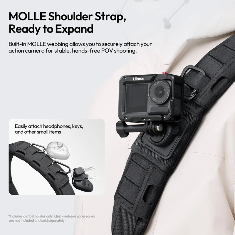 Ulanzi CB01 Gimbal Holster for DJI RS 3 & RS 4 - Portable & Durable