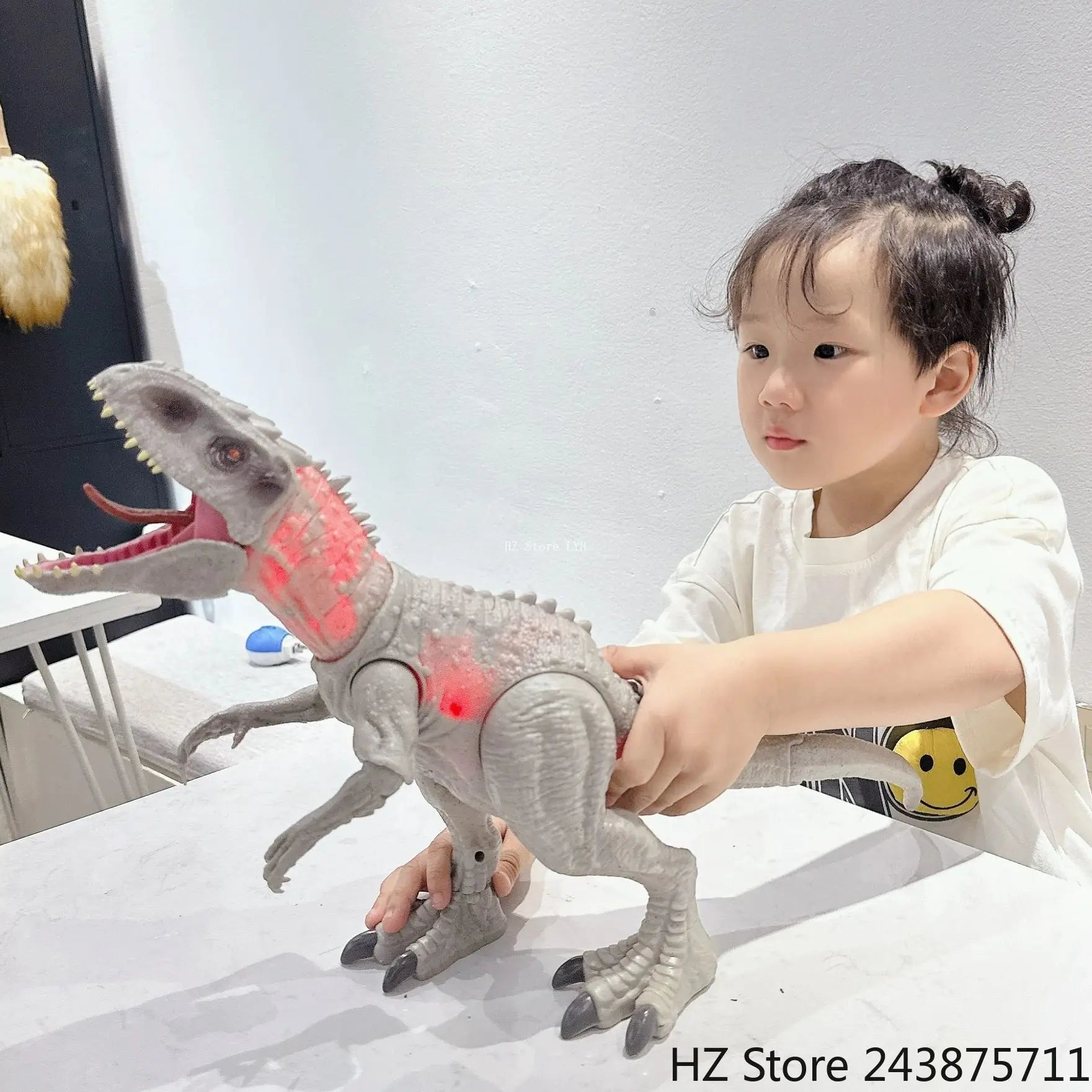 Indominus Rex Dinosaur Toy - Roaring Action Figure for Kids