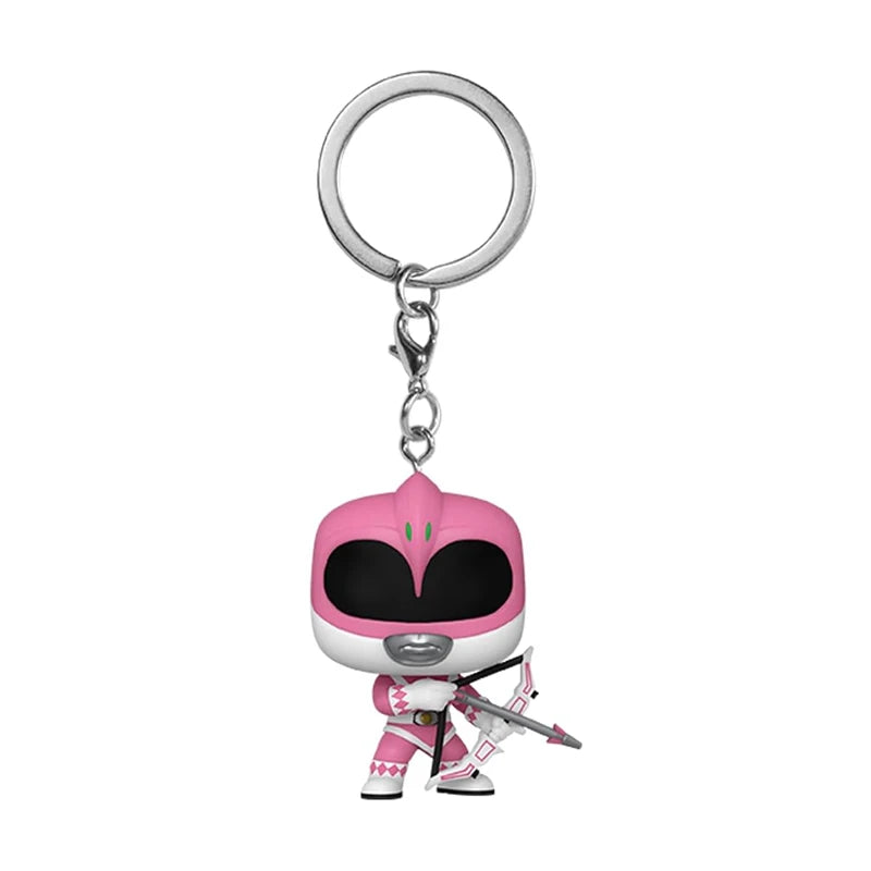 Power Rangers Action Figure Keychain Dolls - Collectible Set
