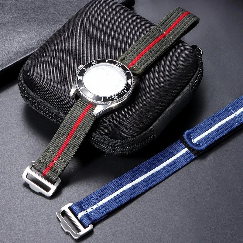 High-Quality Nylon Watch Strap 20mm & 22mm for Men – Sporty & Durable