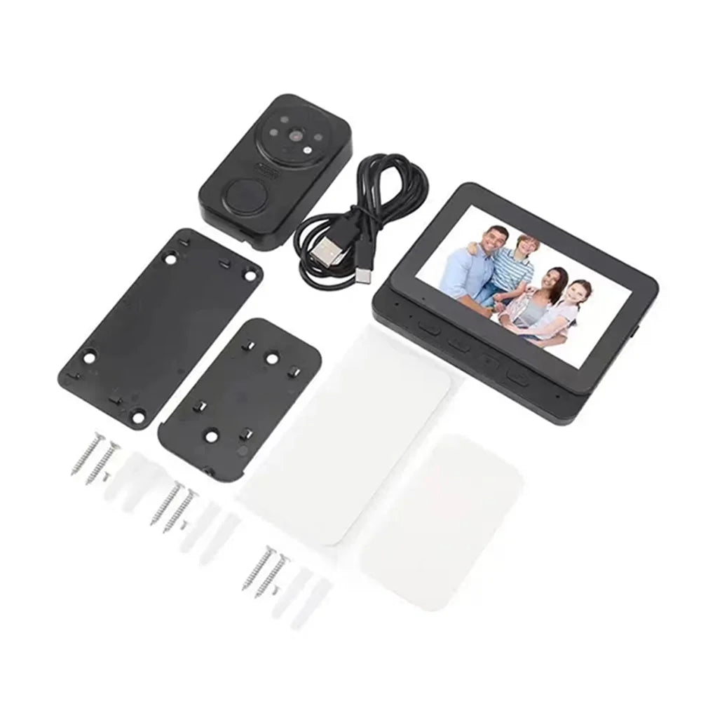 Smart Wireless Video Doorbell - HD Motion Detection & Night Vision