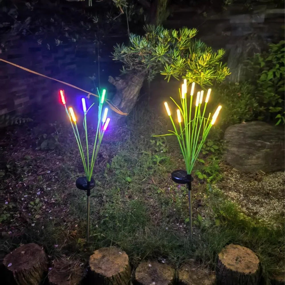 Solar LED Bubble Stake Lights - Waterproof Outdoor Garden Decor