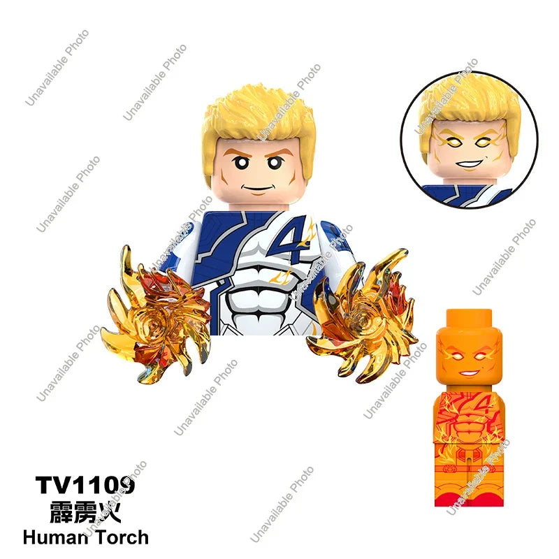Hot Toys Mini Building Blocks Superhero Figures - Fun for All Ages