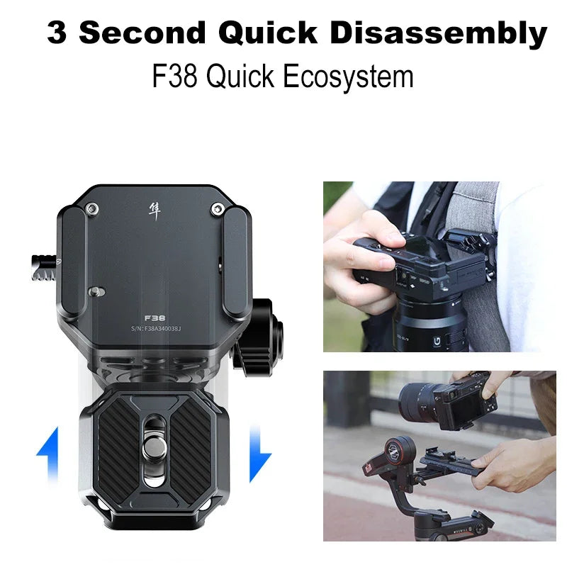 Ulanzi F38 Lightweight Carbon Fiber Tripod with Quick Release Plate