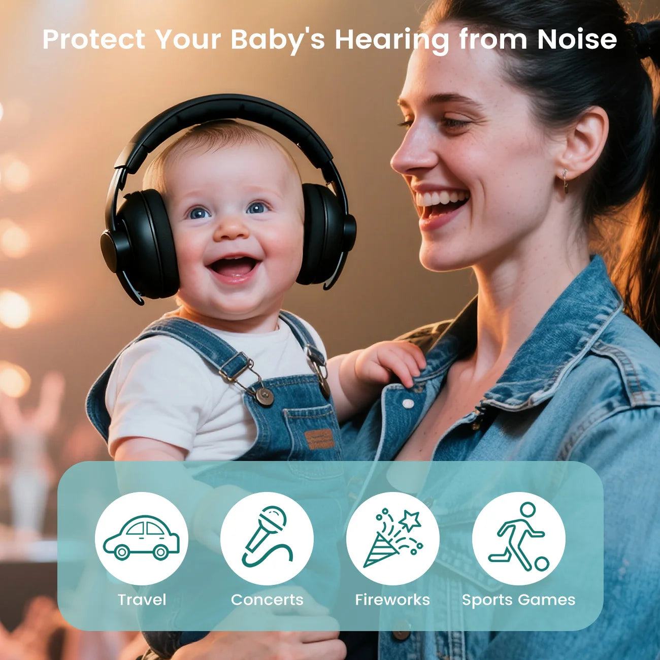 Noise Cancelling Baby Headphones - Ultimate Ear Protection for Babies