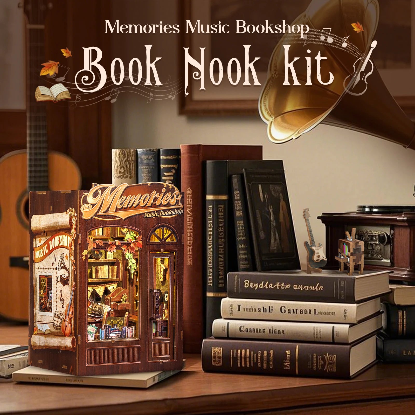 CUTEBEE DIY Miniature Wooden Dollhouse with Light - Perfect Gift