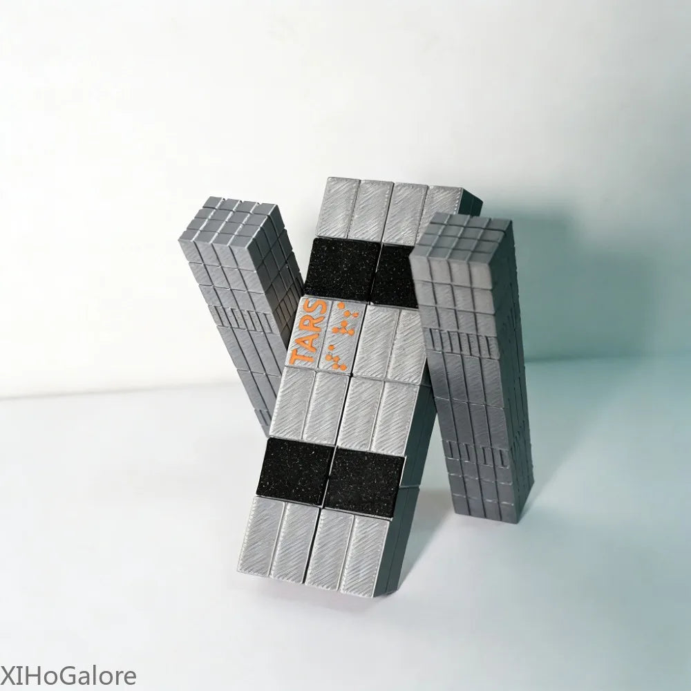 Interstellar Tars Robot 3D Printed Model - Sci-Fi Desk Decor Gift