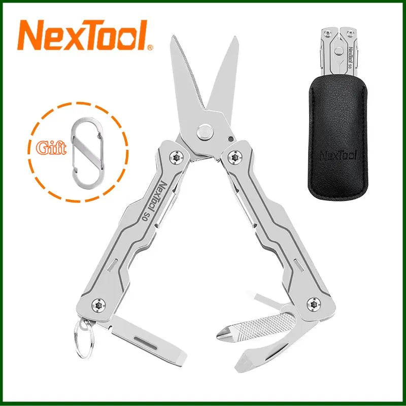 NexTool 8-in-1 Mini Sailor Scissors Pocket Multitool for Everyday Use