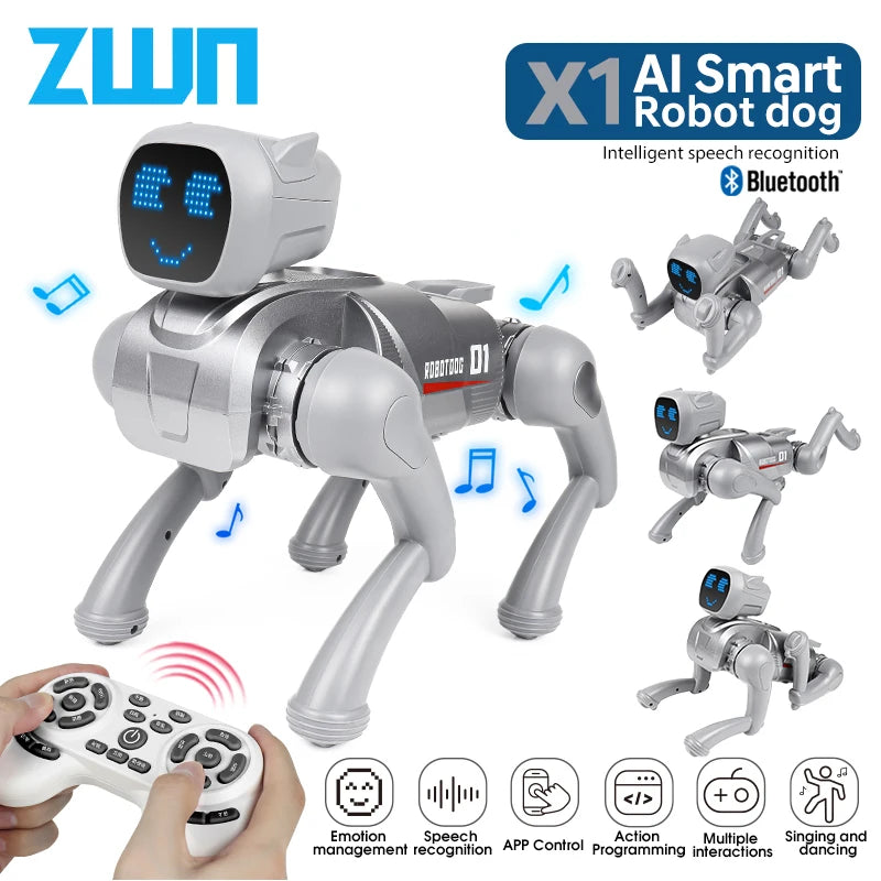 ZWN X1 Smart Interactive Robot Dog Toy - Dance, Sing & Play!