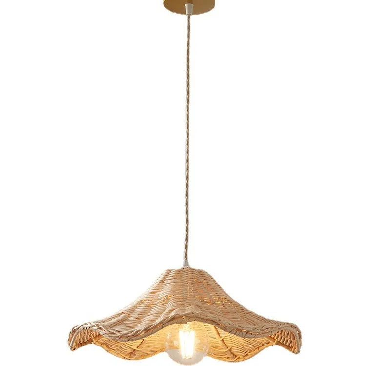Luxury Rattan Pendant Light - Vintage Bohemian Handwoven Design