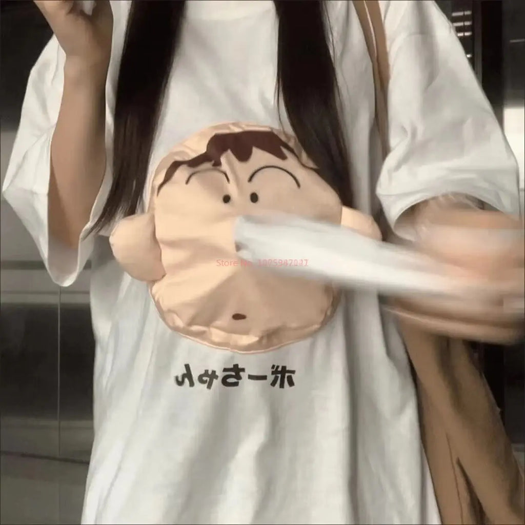 Crayon Shin Chan Boochan T-Shirt - Fun 3D Cartoon Graphic Tee