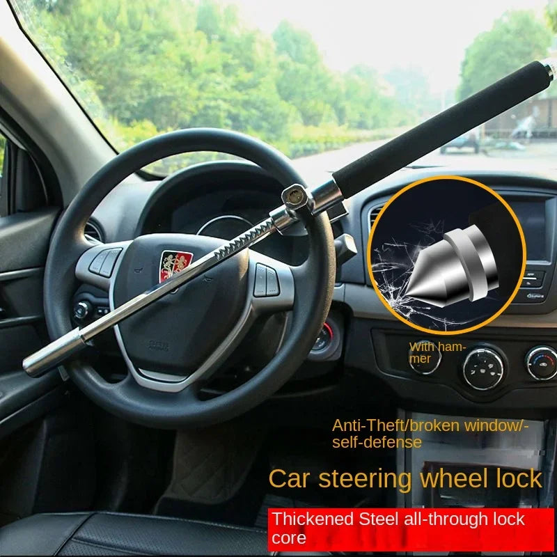 Adjustable Anti-Theft Steering Wheel Lock - Maximum Security Design