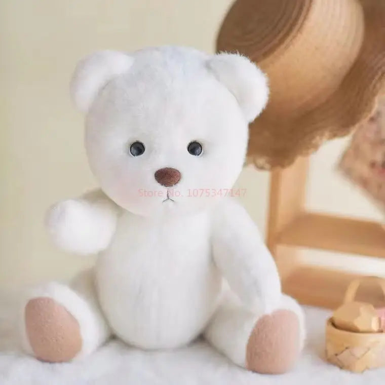 30cm Plush Teddy Bear - Handmade Kawaii Doll for Creative Dress Up