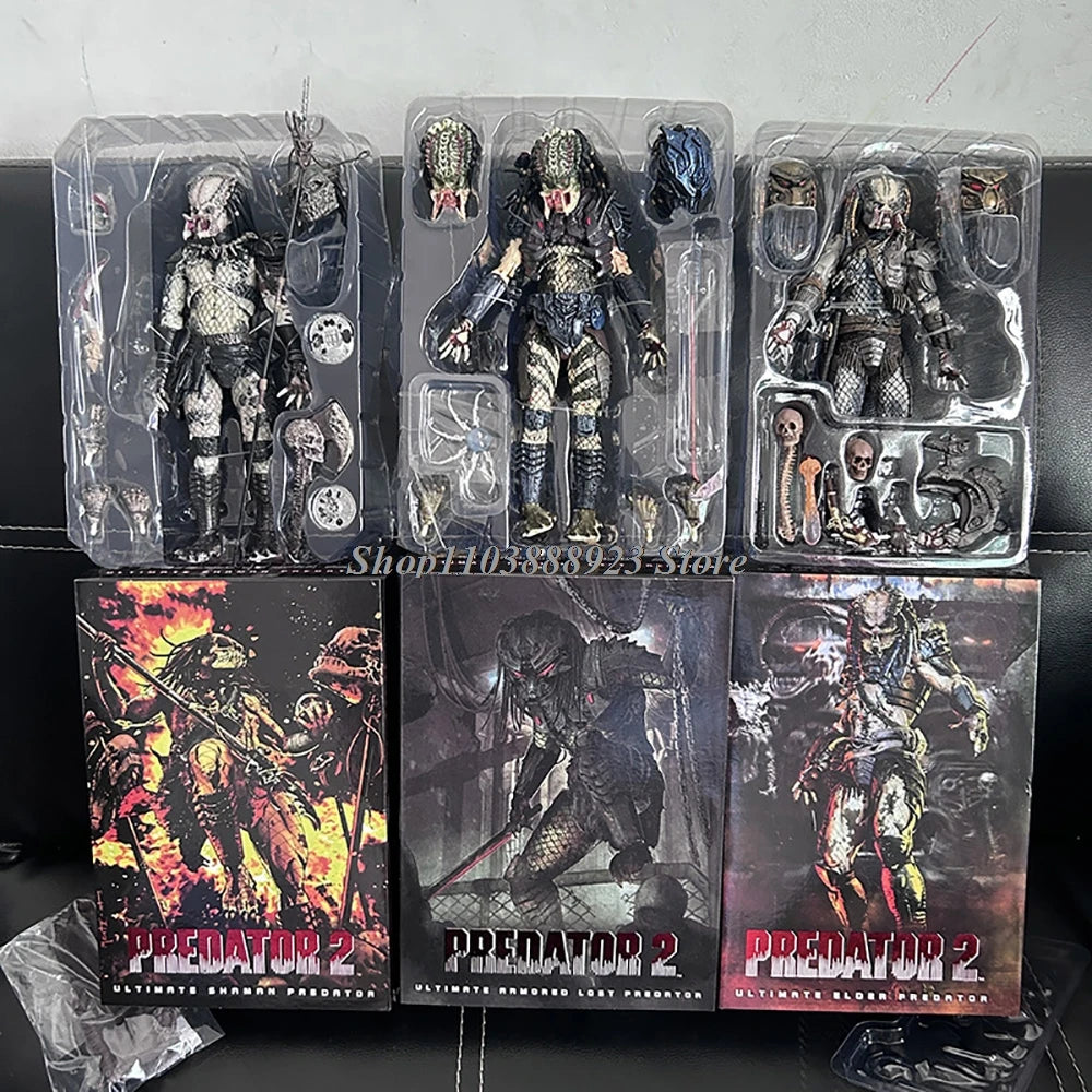 Ultimate Jungle Hunter Predator Alien Figure - Shaman Elder Model Toy