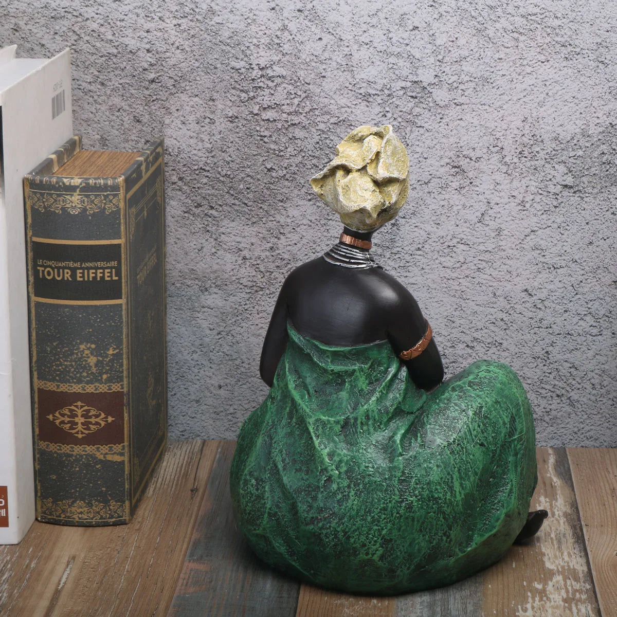 Exquisite Vintage African Tribal Woman Figurine - Unique Home Decor