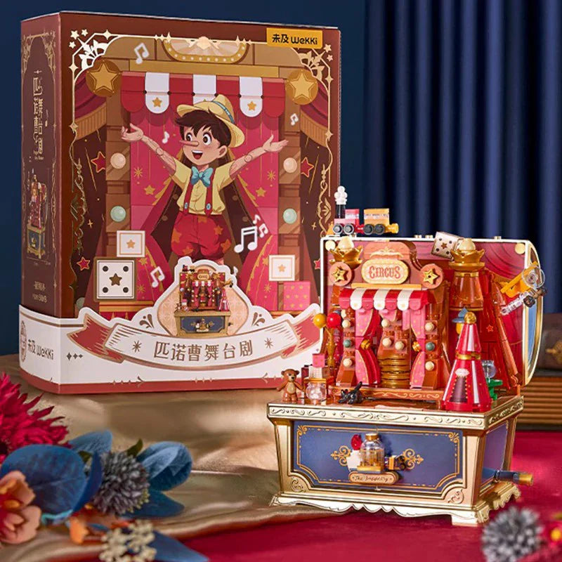 Enchanting Fairy Town Musical Blocks - Creative DIY Toy Gift